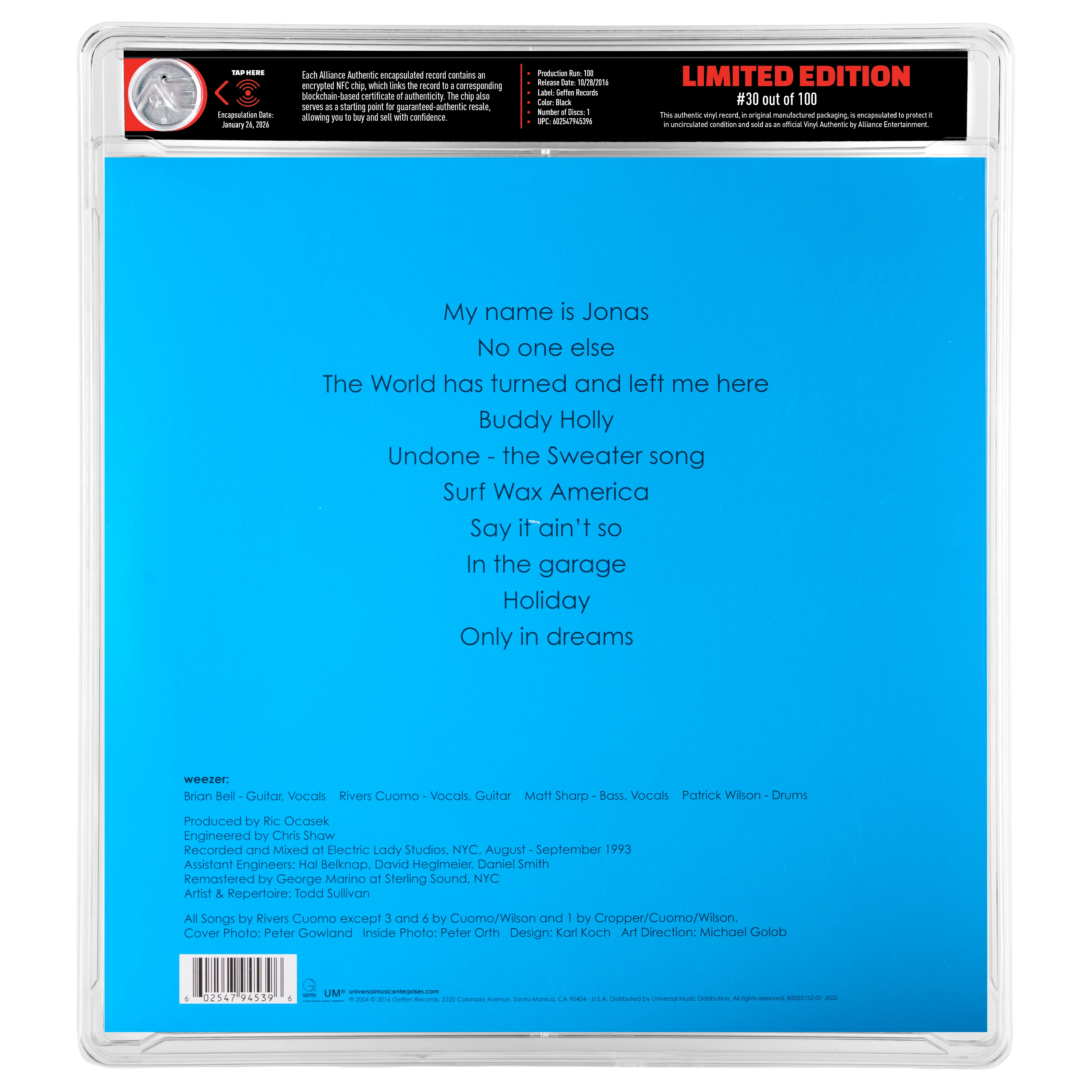 Weezer (Blue Album) - Alliance Authentic