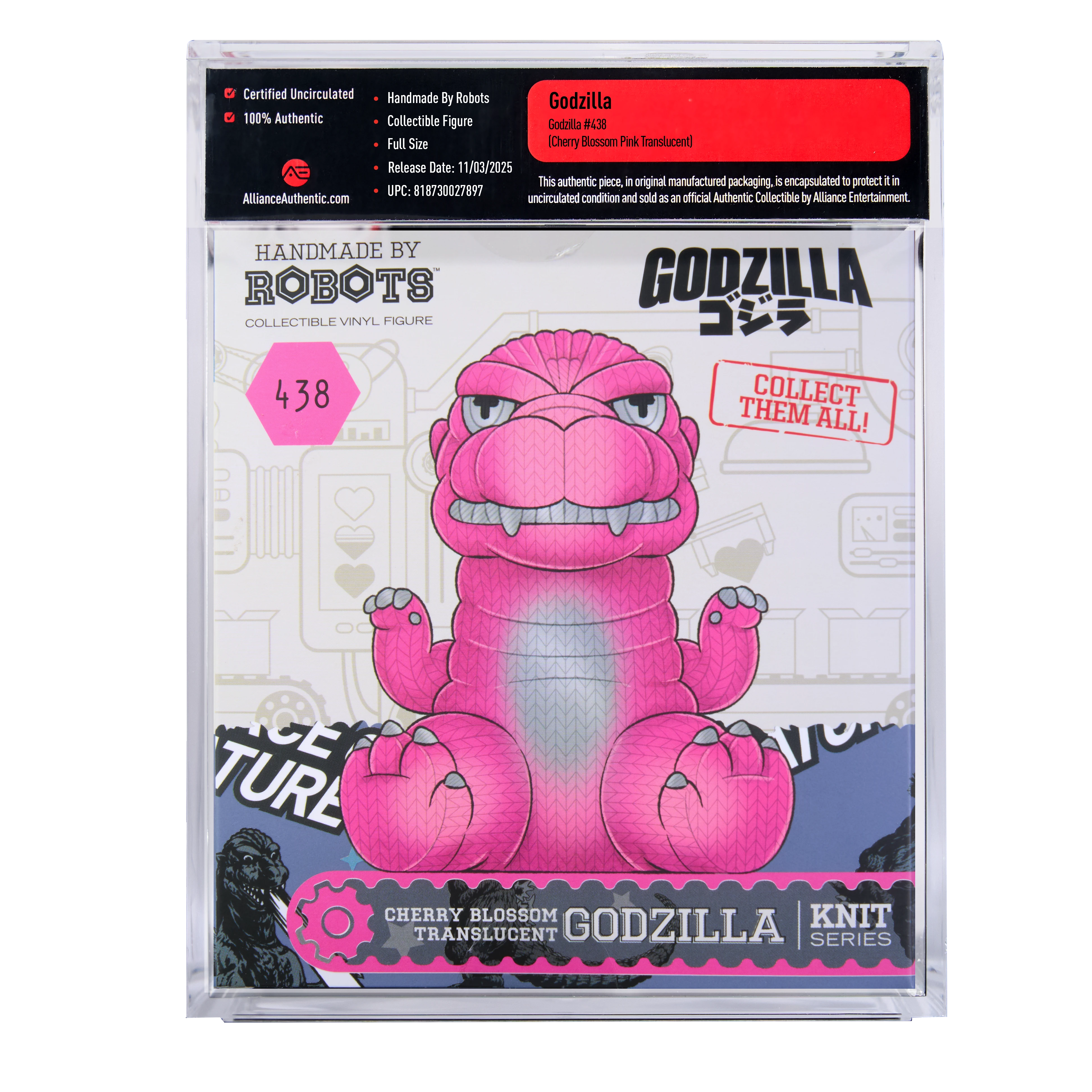Godzilla - Godzilla #438 (Cherry Blossom Pink Translucent